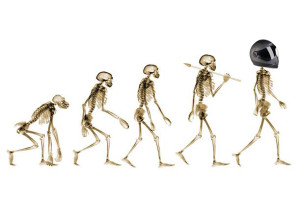 The evolution of race car drivers.